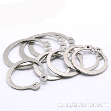 Anillos de retención de acero inoxidable DIN471 para ejes (externos) Circlip